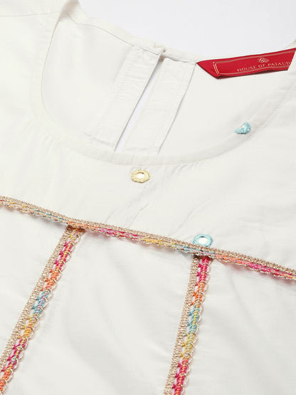 Dhiyona PD Women Jashn Empire Gotta Patti Kurta with Salwar & Dupatta