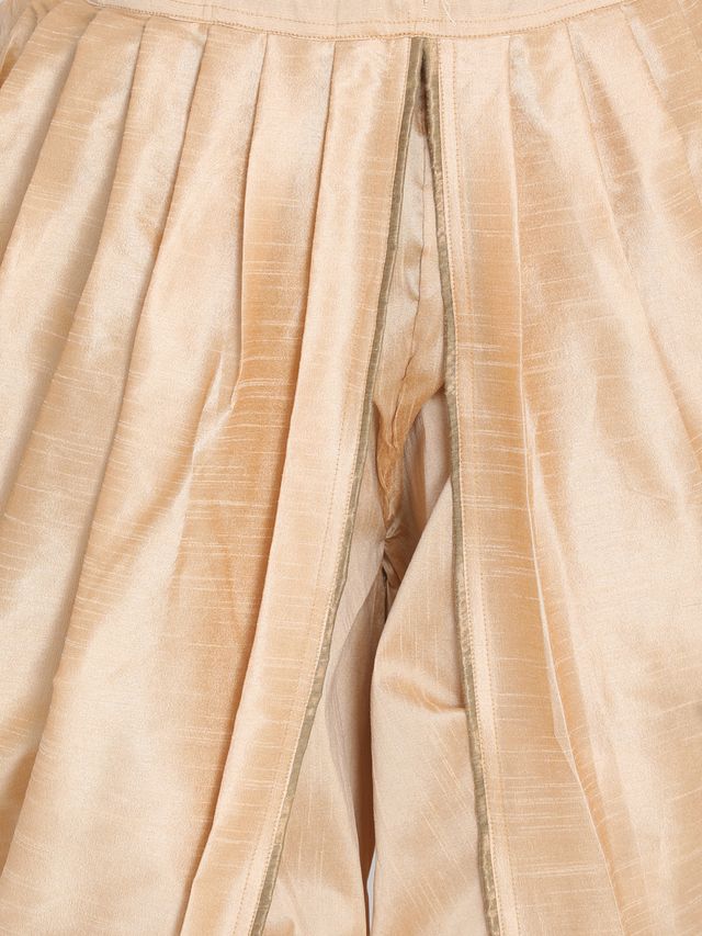 Men's Rose Gold Silk Blend  Dhoti