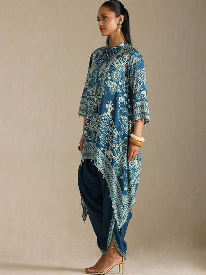 Dhiyona SO Women's Women Ethnic Motifs Printed Kurta with Trousers