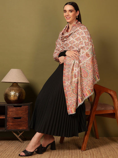 Dhiyona PA Gulraiz Kaani Wool Paisley Woven Design Shawl