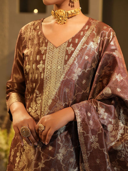 Women Ethnic Motifs Printed Kurta with Trousers & Dupatta