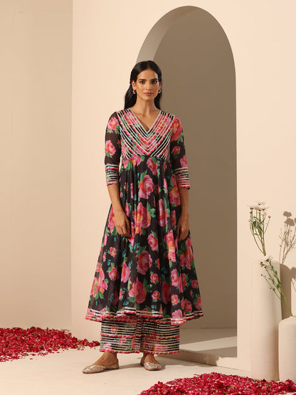 Gul Gulab Anarkali Set