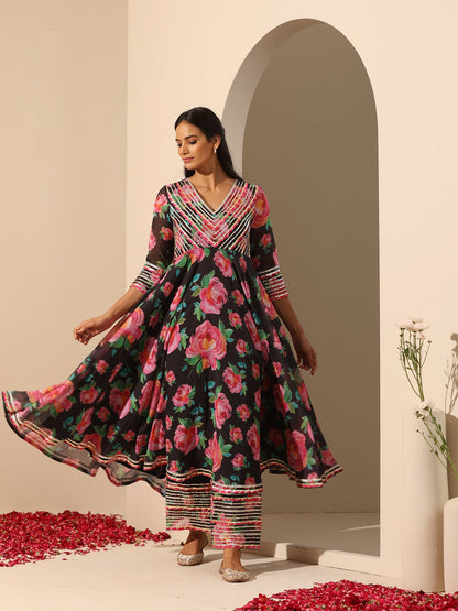Gul Gulab Anarkali Set