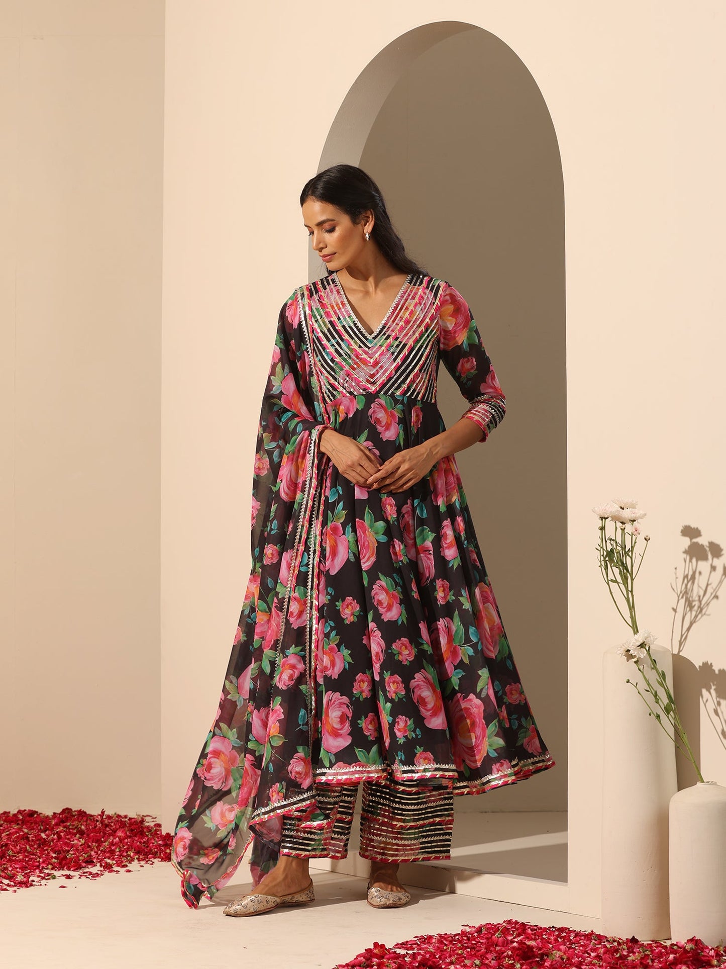 Gul Gulab Anarkali Set