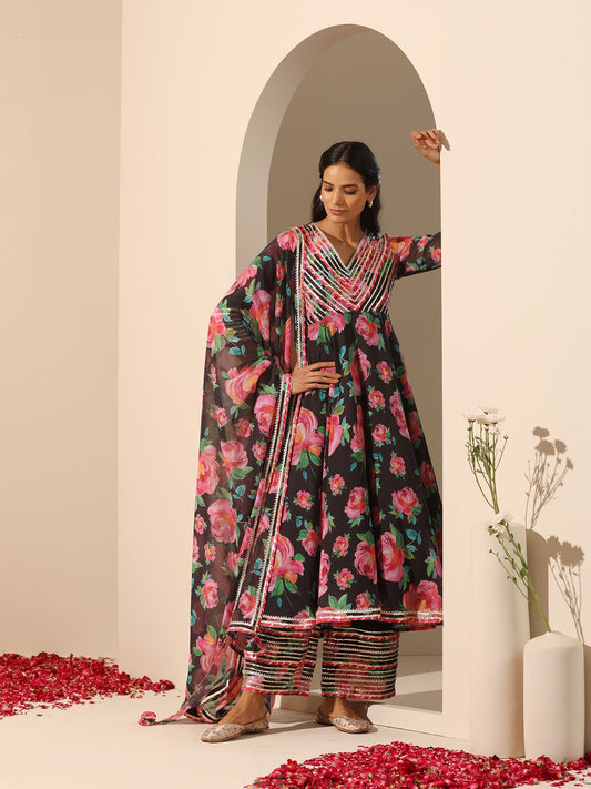 Gul Gulab Anarkali Set