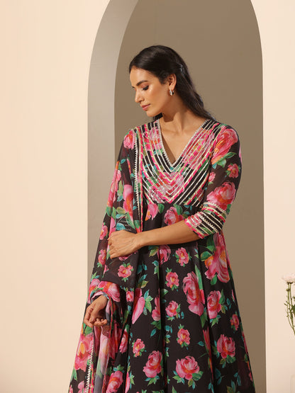 Gul Gulab Anarkali Set
