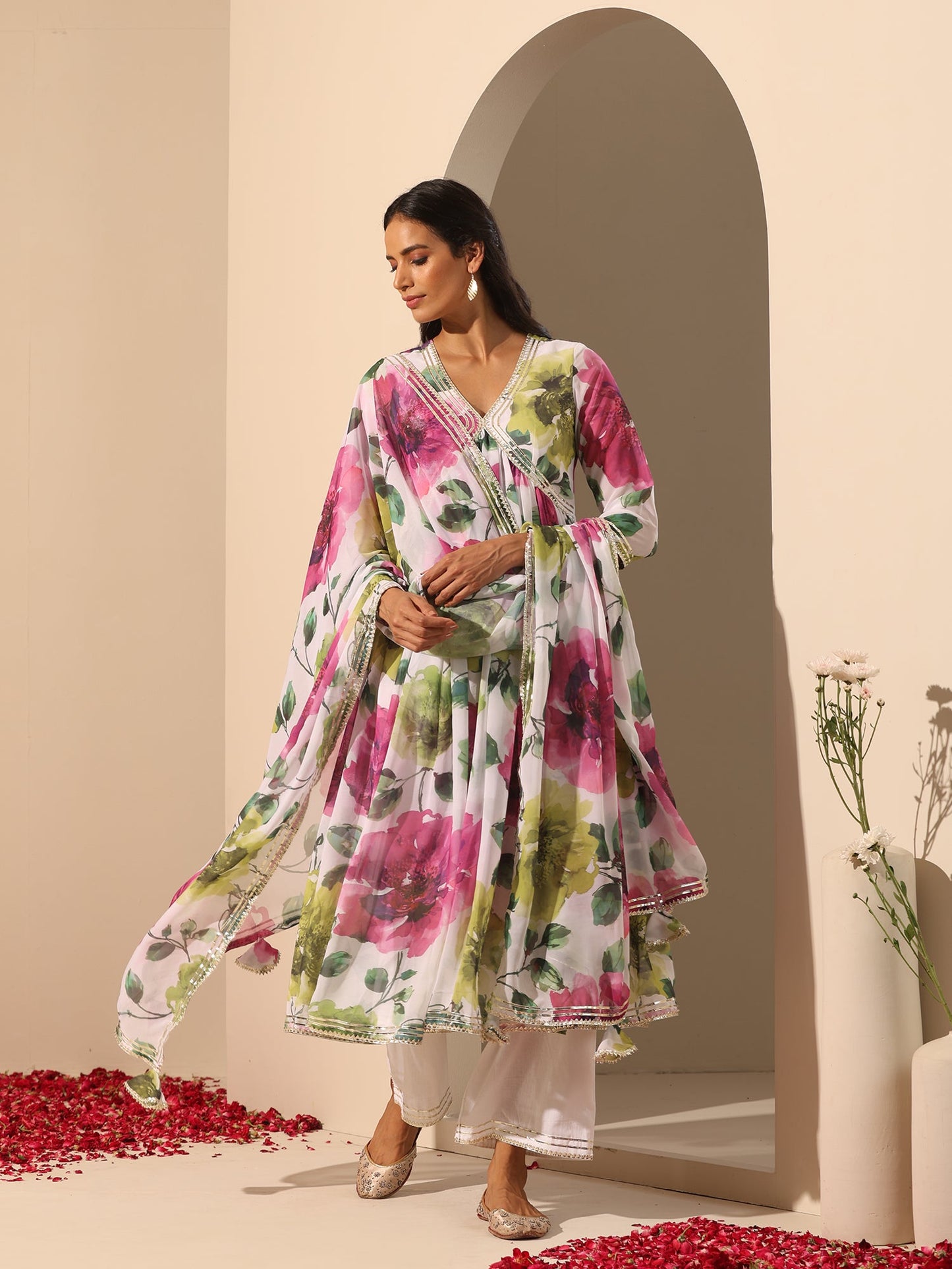Gul Gulistan Anarkali Set
