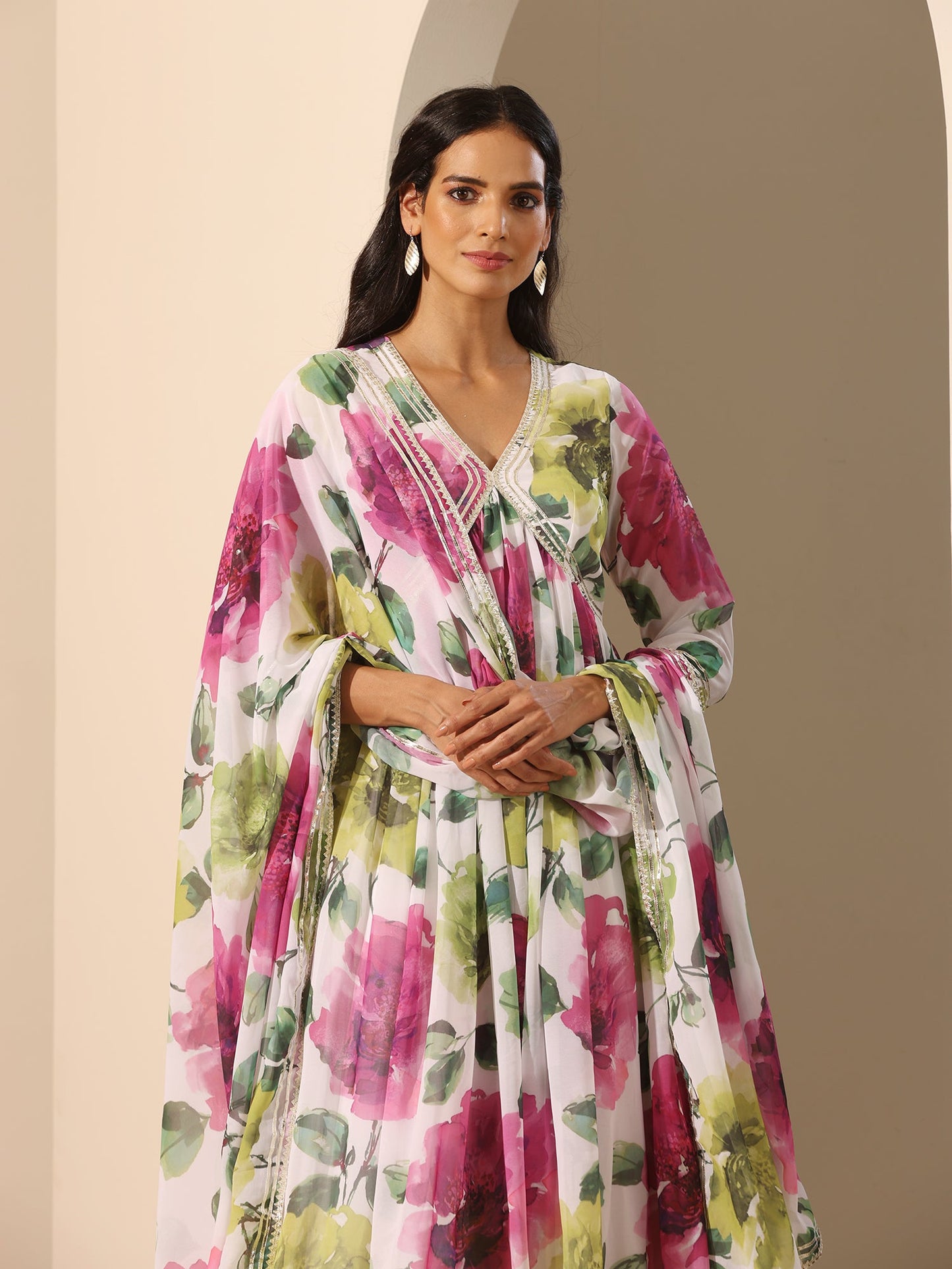 Gul Gulistan Anarkali Set