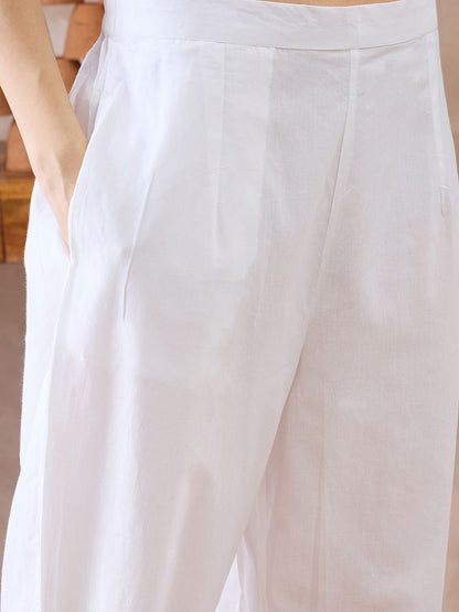 Women Floral Printed Regular Pure Cotton Kurta with Trousers