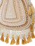 Dhiyona NR Women Embellished Tasselled Beaded Potli Clutch