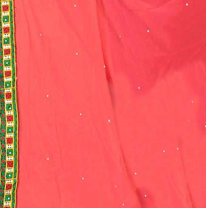 Dhiyona RV Women's Designer Half & Half Georgette Embroidery Work Saree With Blouse ( KVD14 )