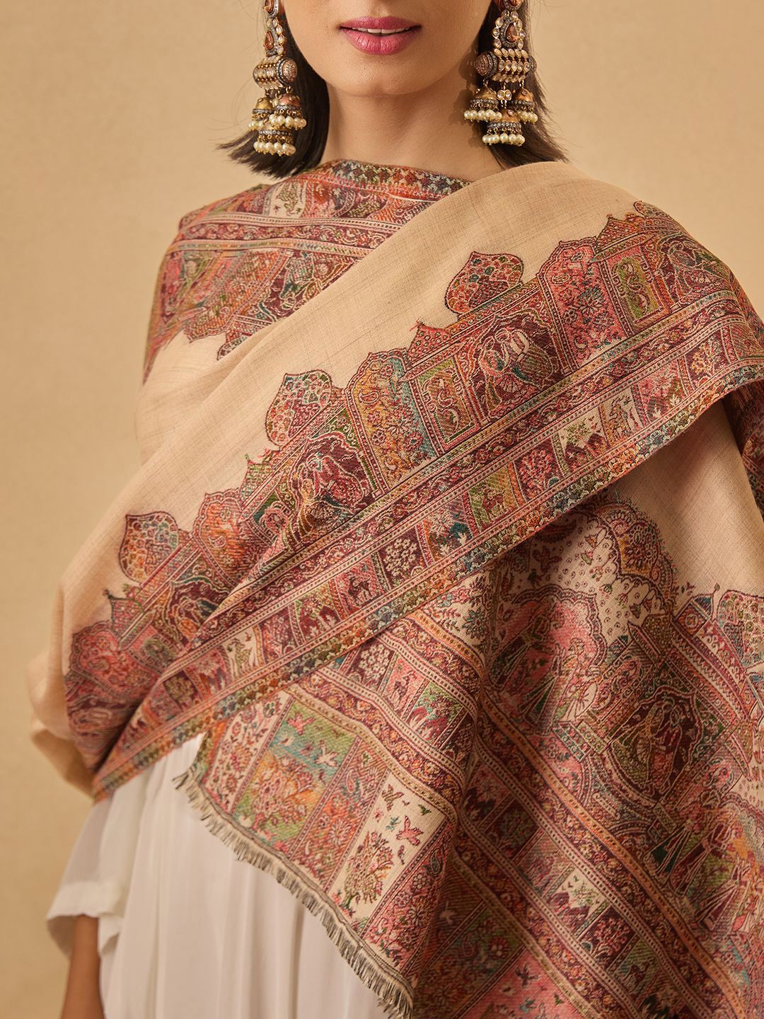 Dhiyona PA Tribal Woven Design Shawl