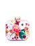 Dhiyona NR Embroidered Embellished Box Clutch