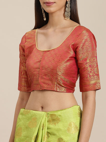 Dhiyona RV Women's Banarasi Silk With Jacquard Print Saree  ( KVD1296 )