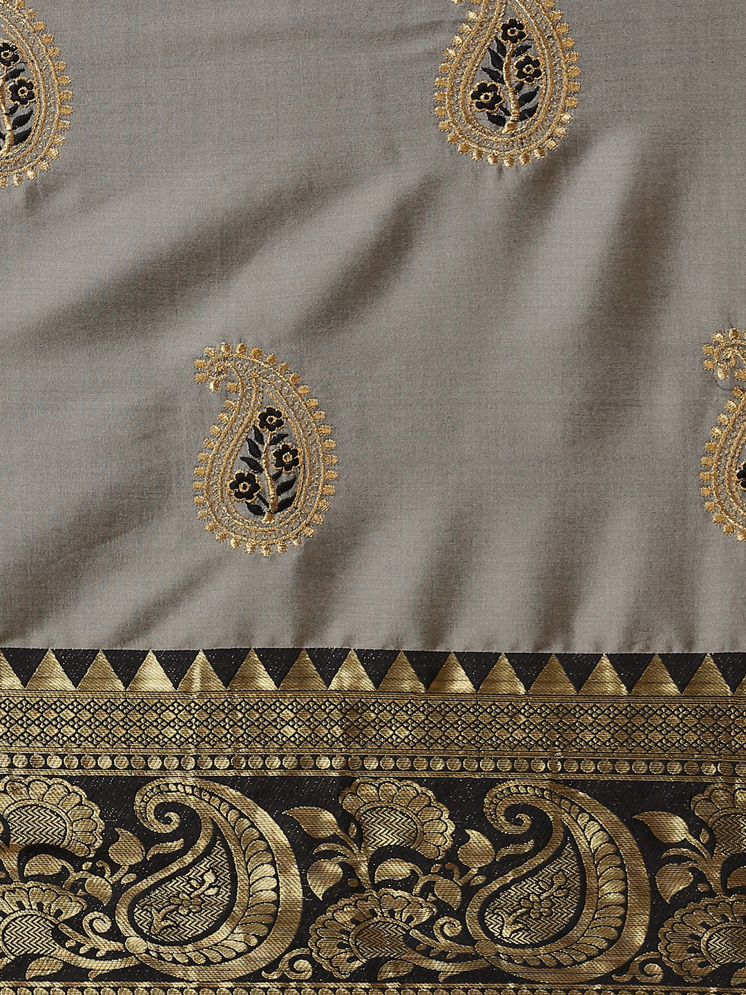 Dhiyona RV Women's Cotton Silk Saree With Zari Embroidered Work And Zari Weaving Border ( KVD1308 )