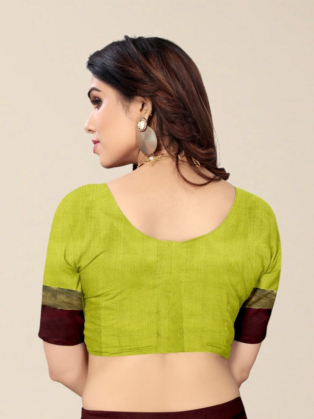 Dhiyona RV Women's Designer Cotton Silk Embroidered Saree with Heavy Border ( KVD1755 )