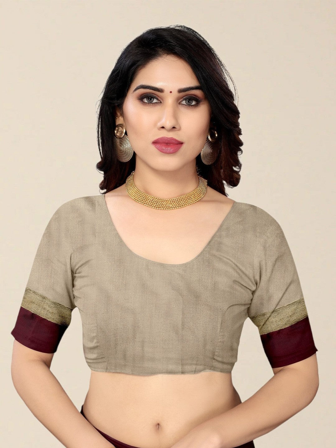 Dhiyona RV Women's Designer Cotton Silk Embroidered Saree with Heavy Border ( KVD1756 )