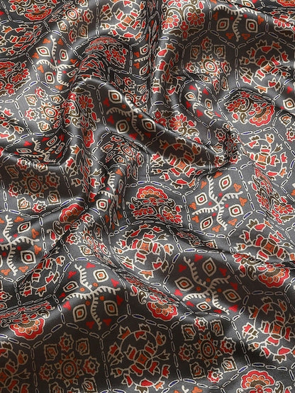 Dhiyona RV Women's Luxurious Banarasi Silk Digital Print Saree with Zari Woven Rich Pallu With Blouse ( KVD1907 )