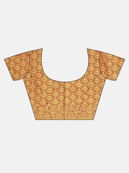 Dhiyona RV Women's Banarasi Silk With Jacquard Print Saree  ( KVD686 )