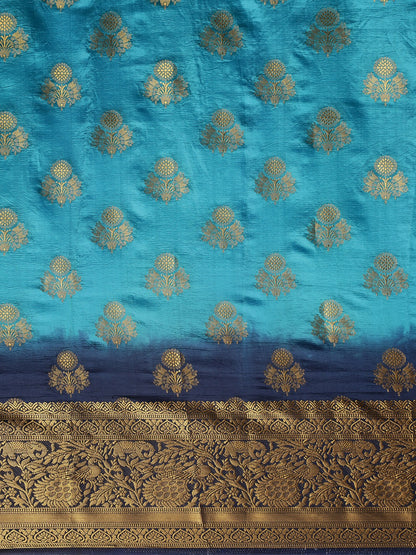 Dhiyona RV Women's Banarasi Silk With Jacquard Print Saree  ( KVD688 )