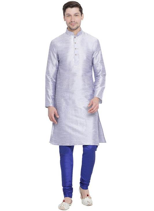 Men's Hawa Silk Blend Straight Kurta Pyjama Set