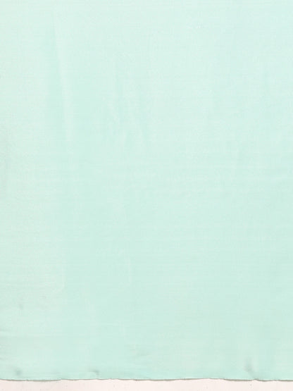 Dhiyona GR Women's Sabhya Aqua Green Satin Saree