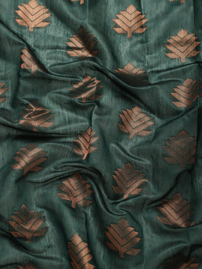 Dhiyona GR Women's Tahira Castleton Green Silk Blend Saree