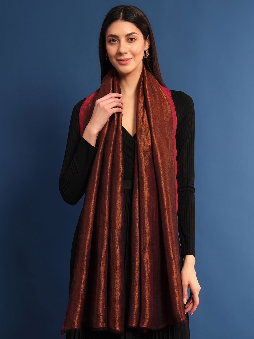 Dhiyona PA Woven Design Woollen Shawl