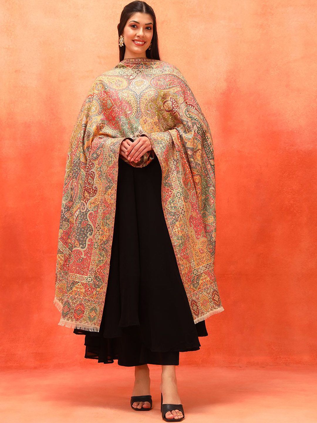 Dhiyona PA Paisley Woven Design Shawl