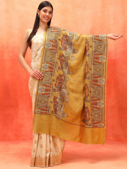 Dhiyona PA Paisley Embroidered Shawl