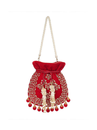 Dhiyona NR Embroidered Water Resistant Potli Bag