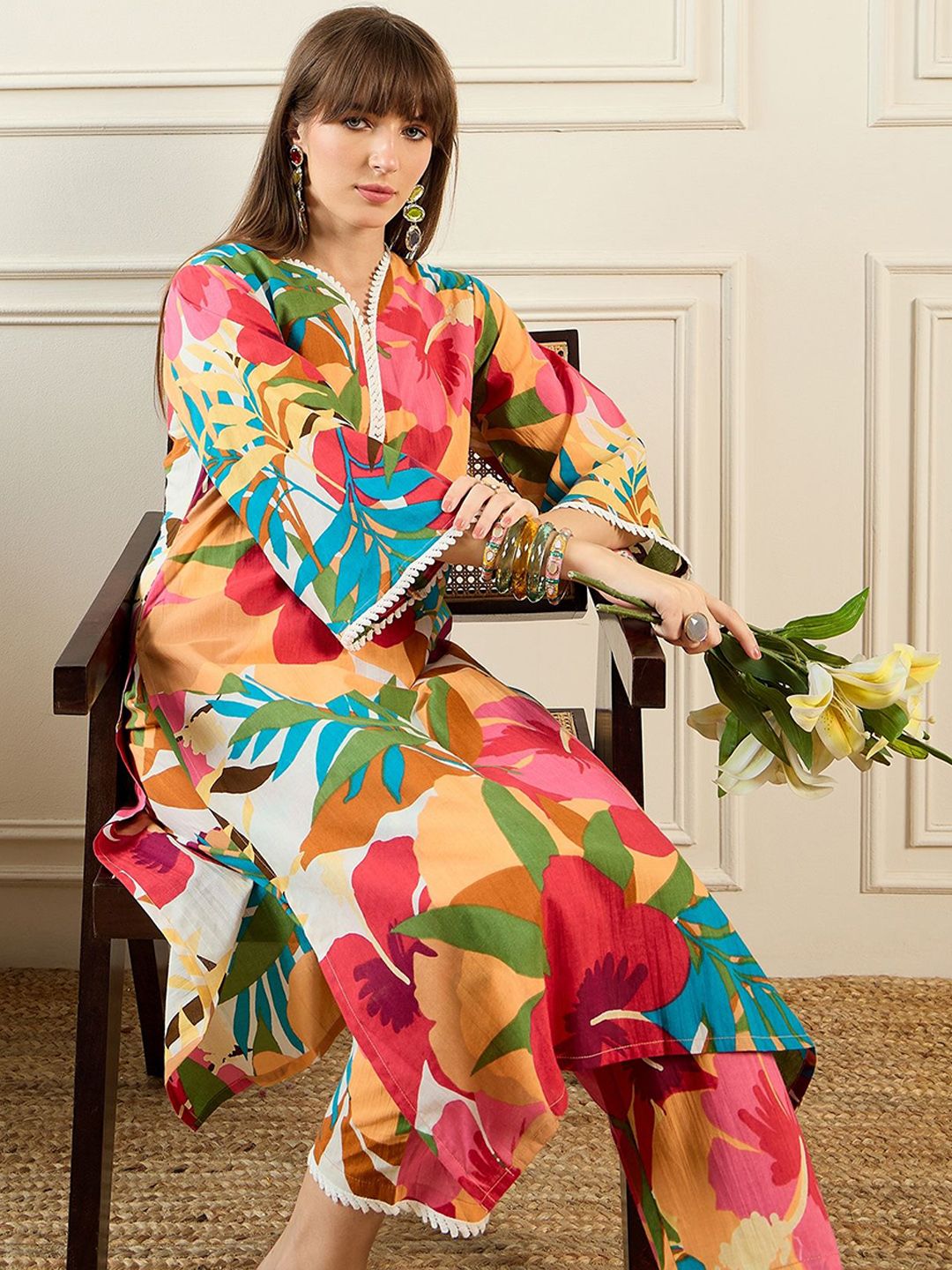 Women Yellow Kurta Sets