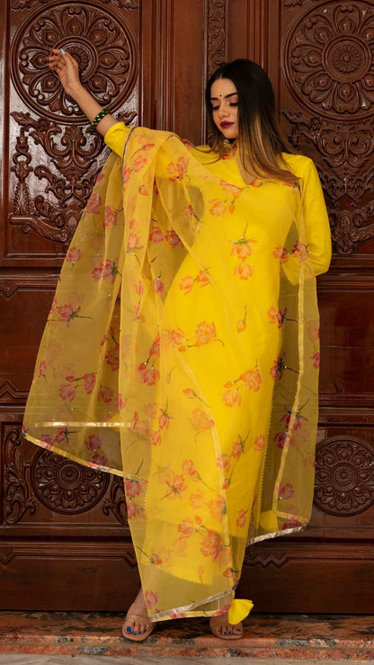 Buttercup Yellow Suit Set