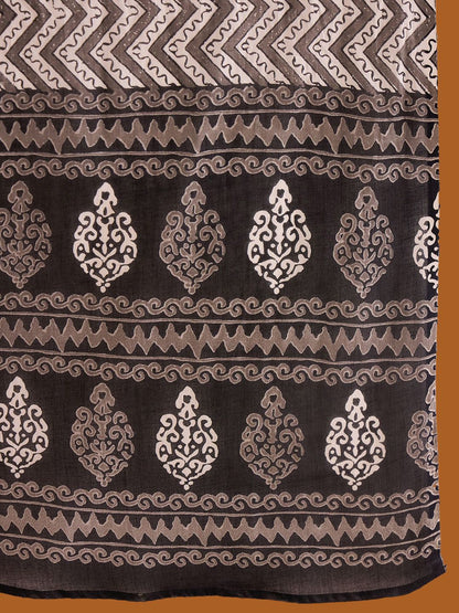 Dhiyona IE Printed Regular Pure Cotton Kurta with Salwar & Dupatta