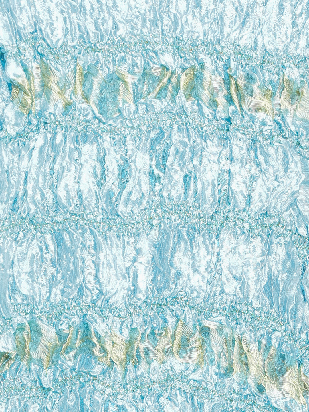 Men's Aqua Silk Blend Straight Dupatta