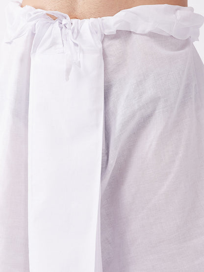 Men's Mustard Cotton Linen Straight Kurta Pyjama Set