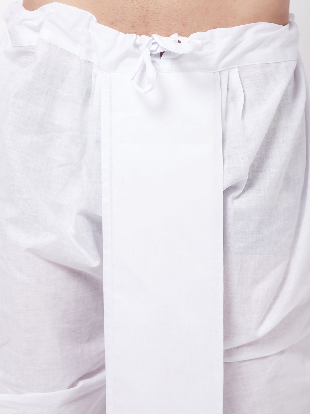 Men's Purple Cotton Blend Straight Kurta and Dhoti Set