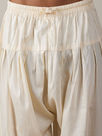 Men's Pink Viscose Straight Kurta and Patiala Set