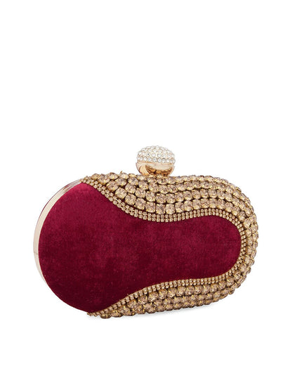 Dhiyona NR Embroidered Box Clutch