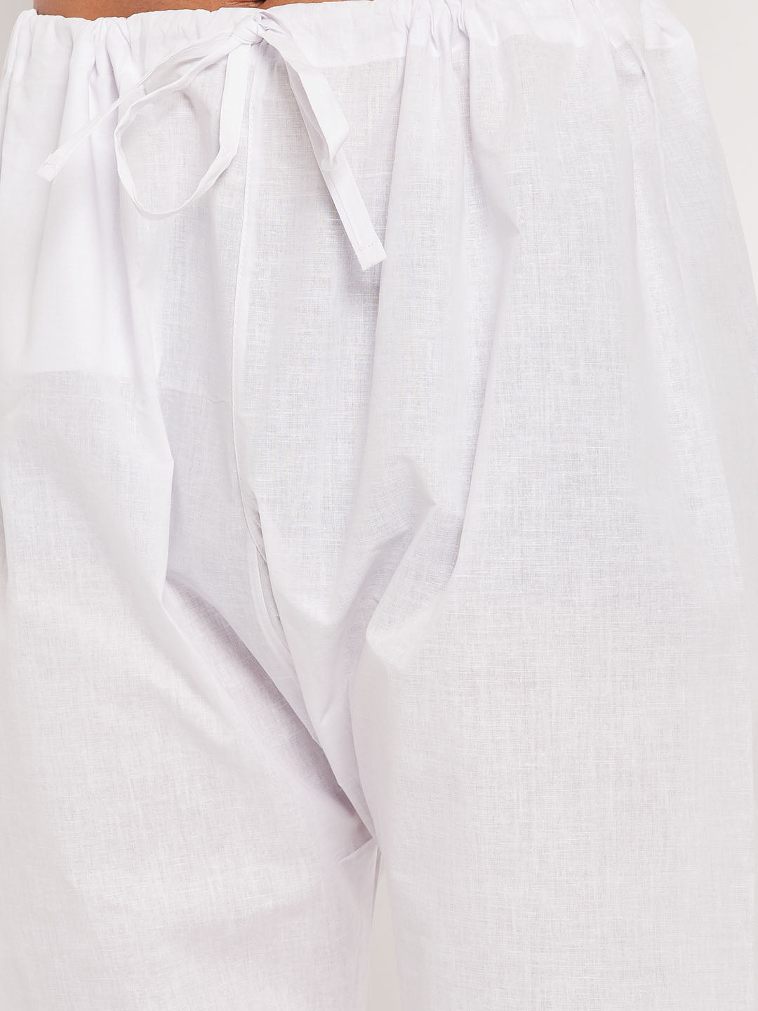 Men's Chiku Cotton Blend Straight Kurta Pyjama Set