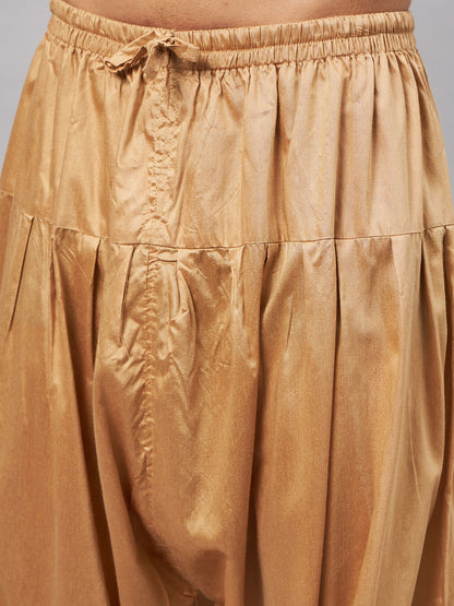 Men's Blue Rayon Straight Kurta and Patiala Set