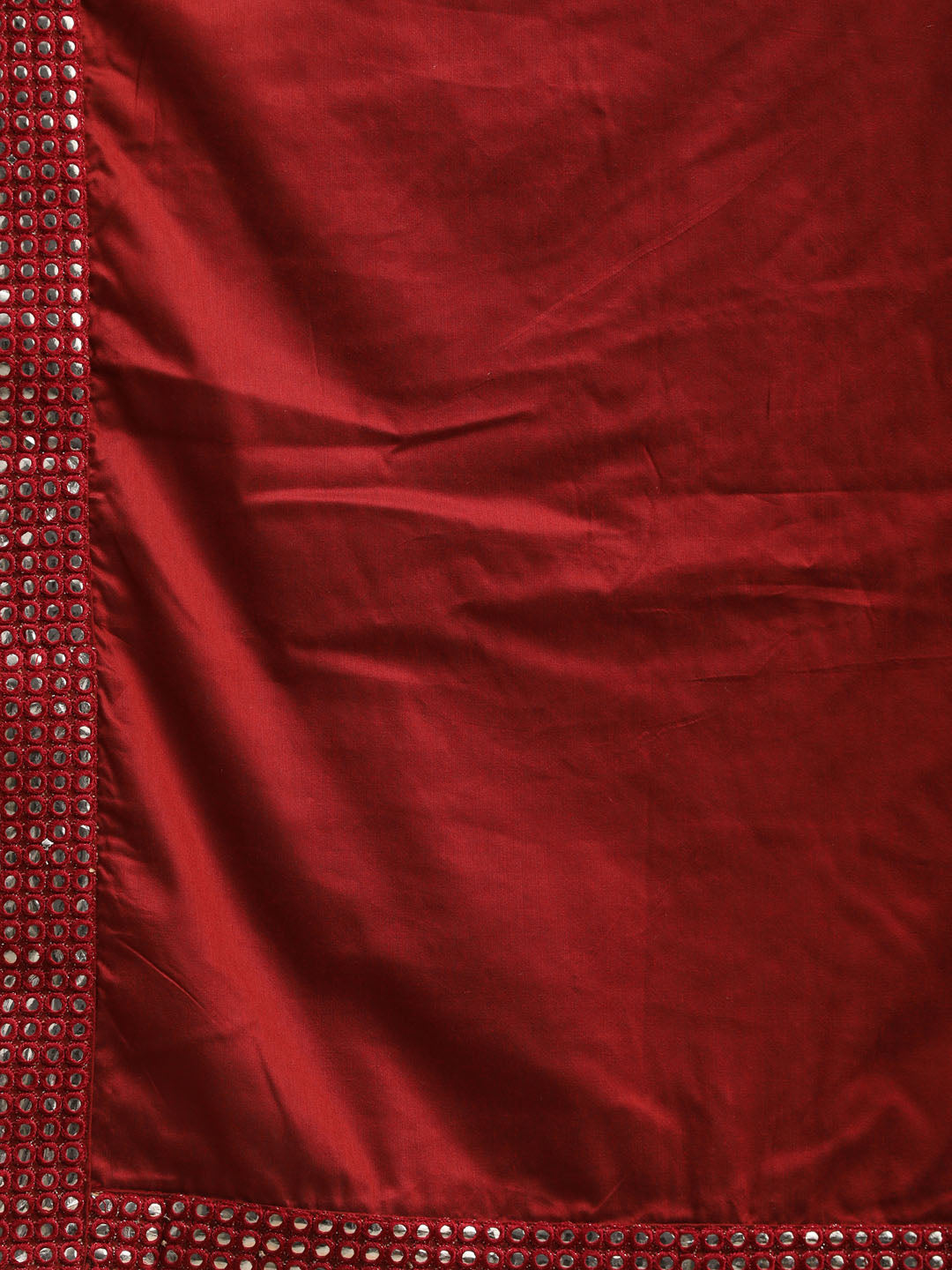 Men's Maroon Viscose Straight Dupatta