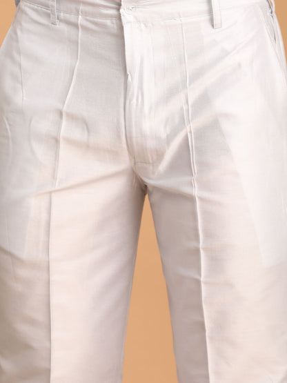 Men's Aqua Georgette Straight Kurta Pyjama Set