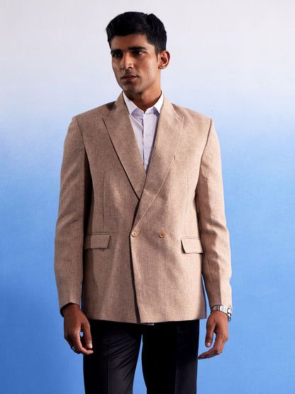 Men's Beige  Blazer Blazer
