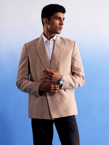 Men's Beige  Blazer Blazer
