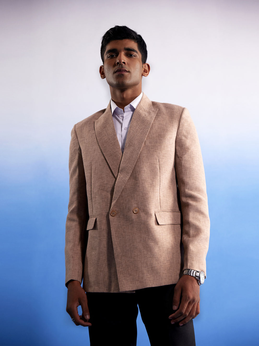 Men's Beige  Blazer Blazer