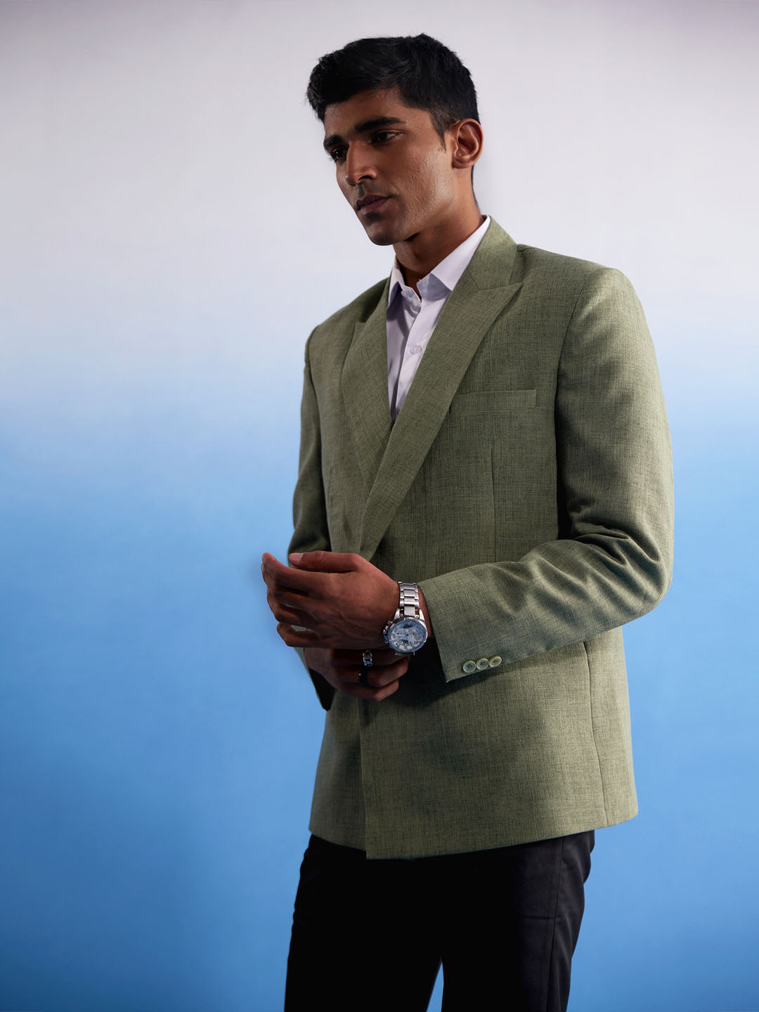 Men's Green  Blazer Blazer
