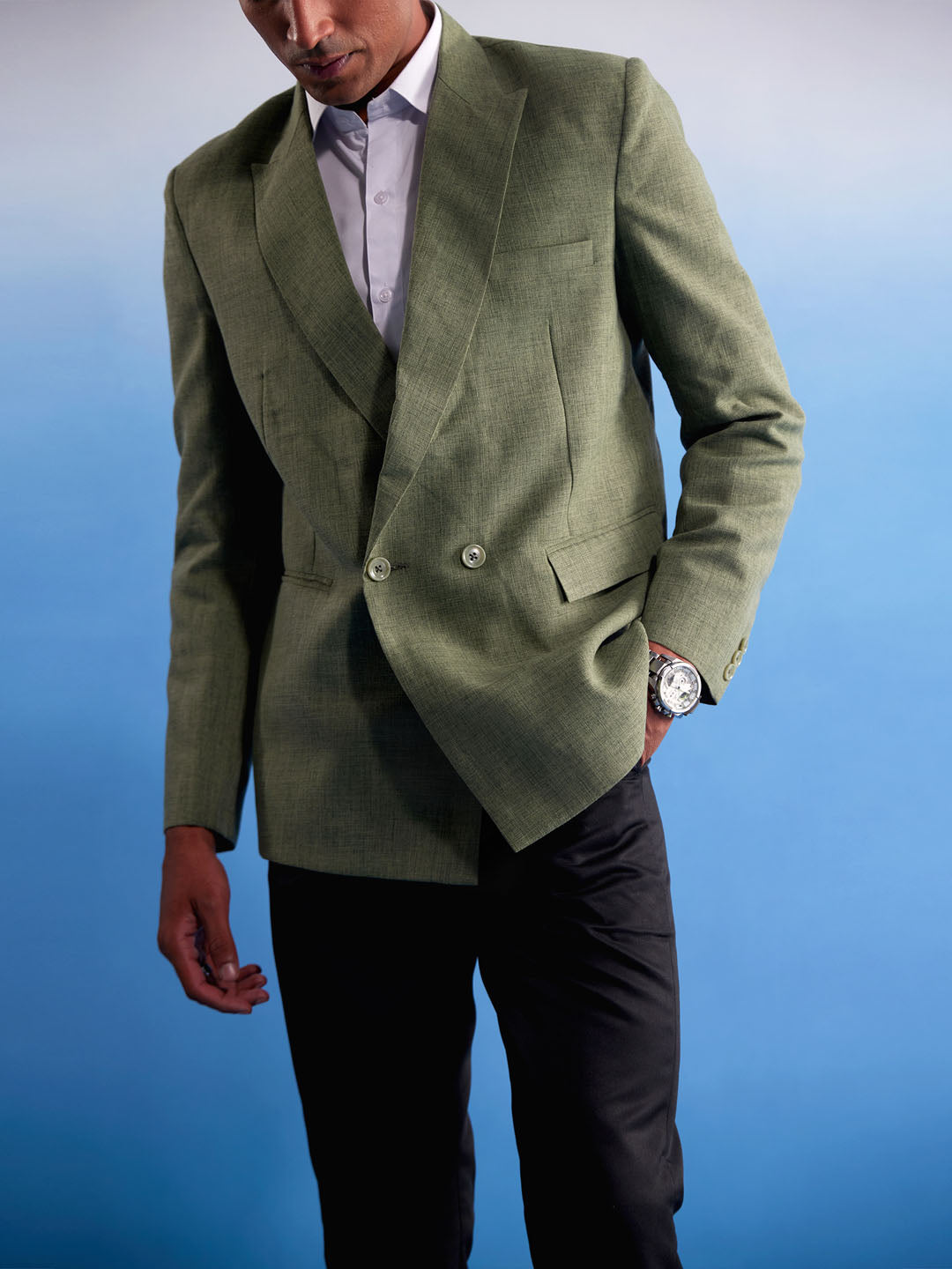 Men's Green  Blazer Blazer