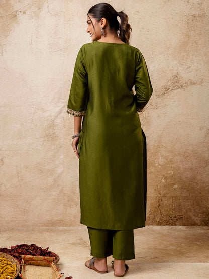 Dhiyona VV Women's Kurta and Pant Sets Viscose Rayon Fabric