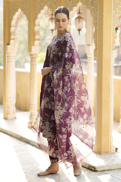 Dhiyona VV Women's Kurta and Pant Sets Viscose Rayon Fabric